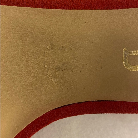 Chinese Laundry Taryn Womens Size 8 Dress Sandals Red Suede NWOT - Picture 15 of 16